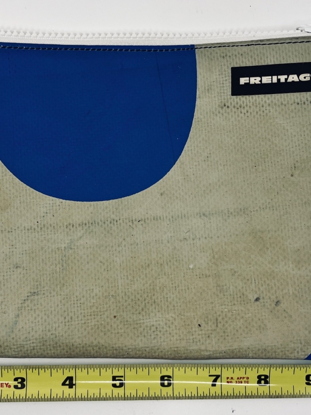 FREITAG F07 Chuck Zipper Pouch — Upcycled Truck Tarp — Swiss Brand, Hard to Find - Picture 10 of 10